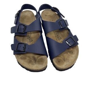 Birki's by Birkenstock Blue Ankle Strap Milano Style EU 39 US 8